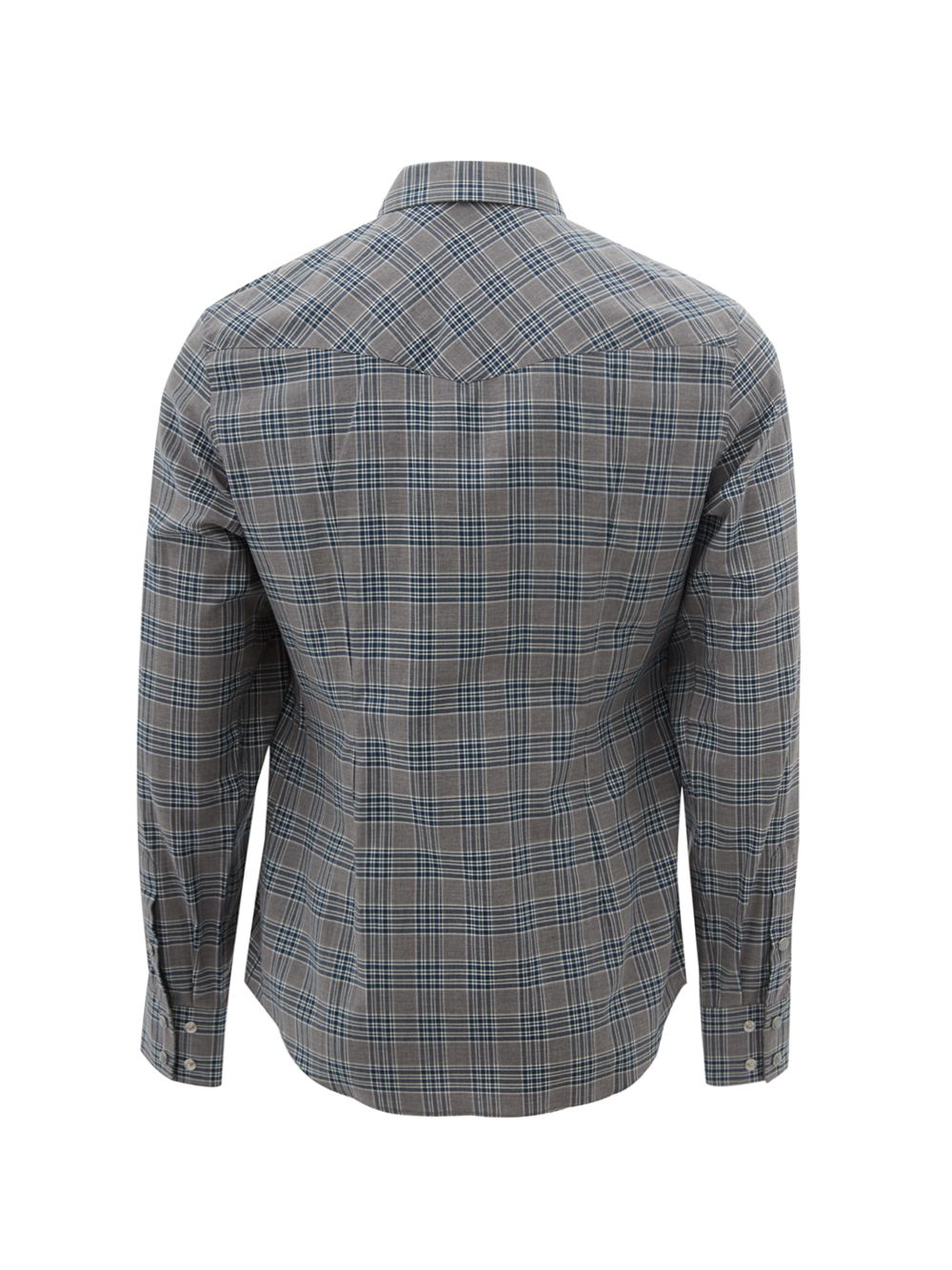 Dolce & Gabbana Elegant Checkered Slim Fit Cotton Shirt