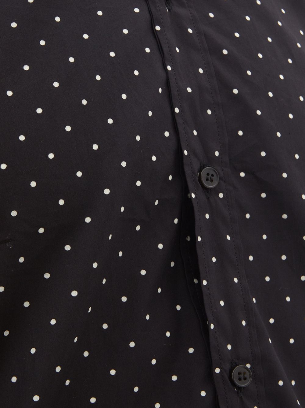 Dolce & Gabbana Polka Dot Cotton Slim Fit Shirt