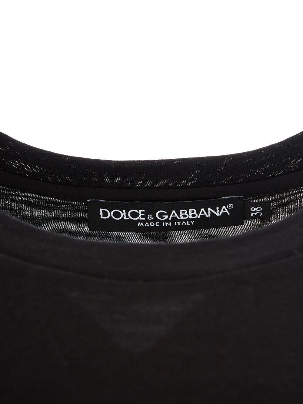 Dolce & Gabbana Elegant Black Wool T-Shirt