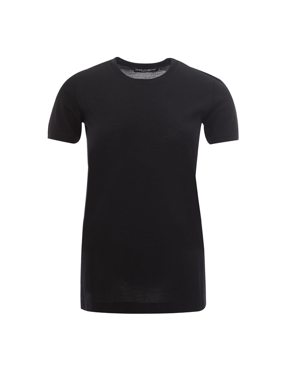 Dolce & Gabbana Elegant Black Wool T-Shirt