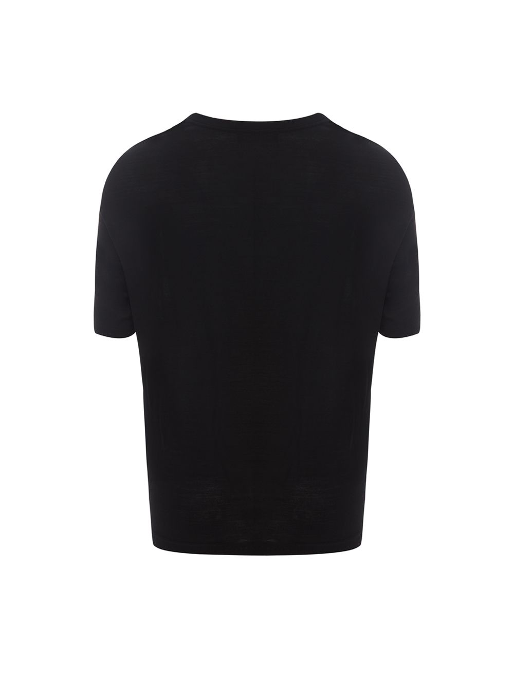 Dolce & Gabbana Elegant Black Wool T-Shirt - Chic Women's Top