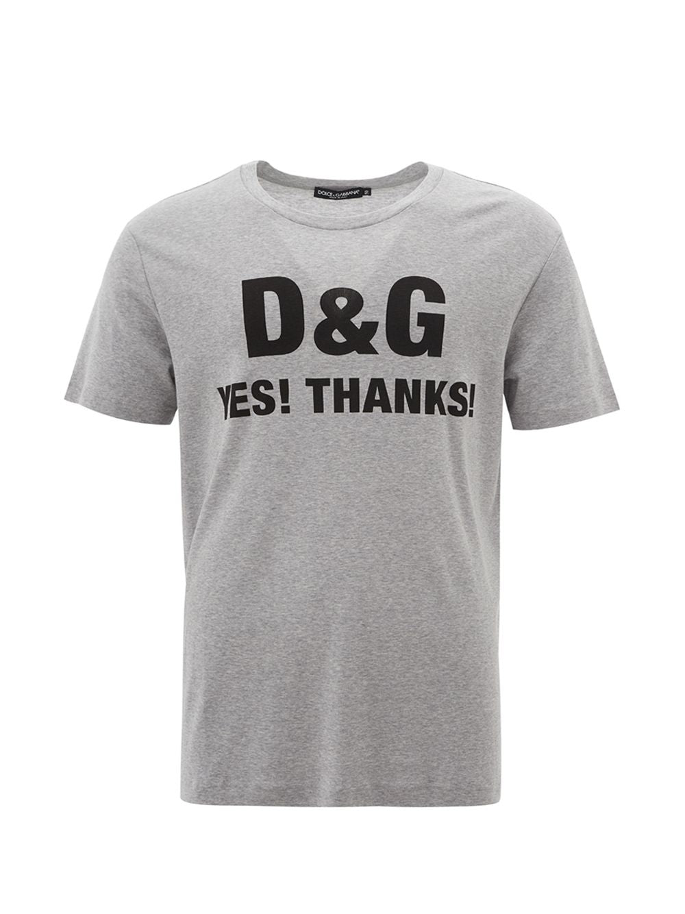 Dolce & Gabbana Yes, Thanks! Printed Cotton T-Shirt