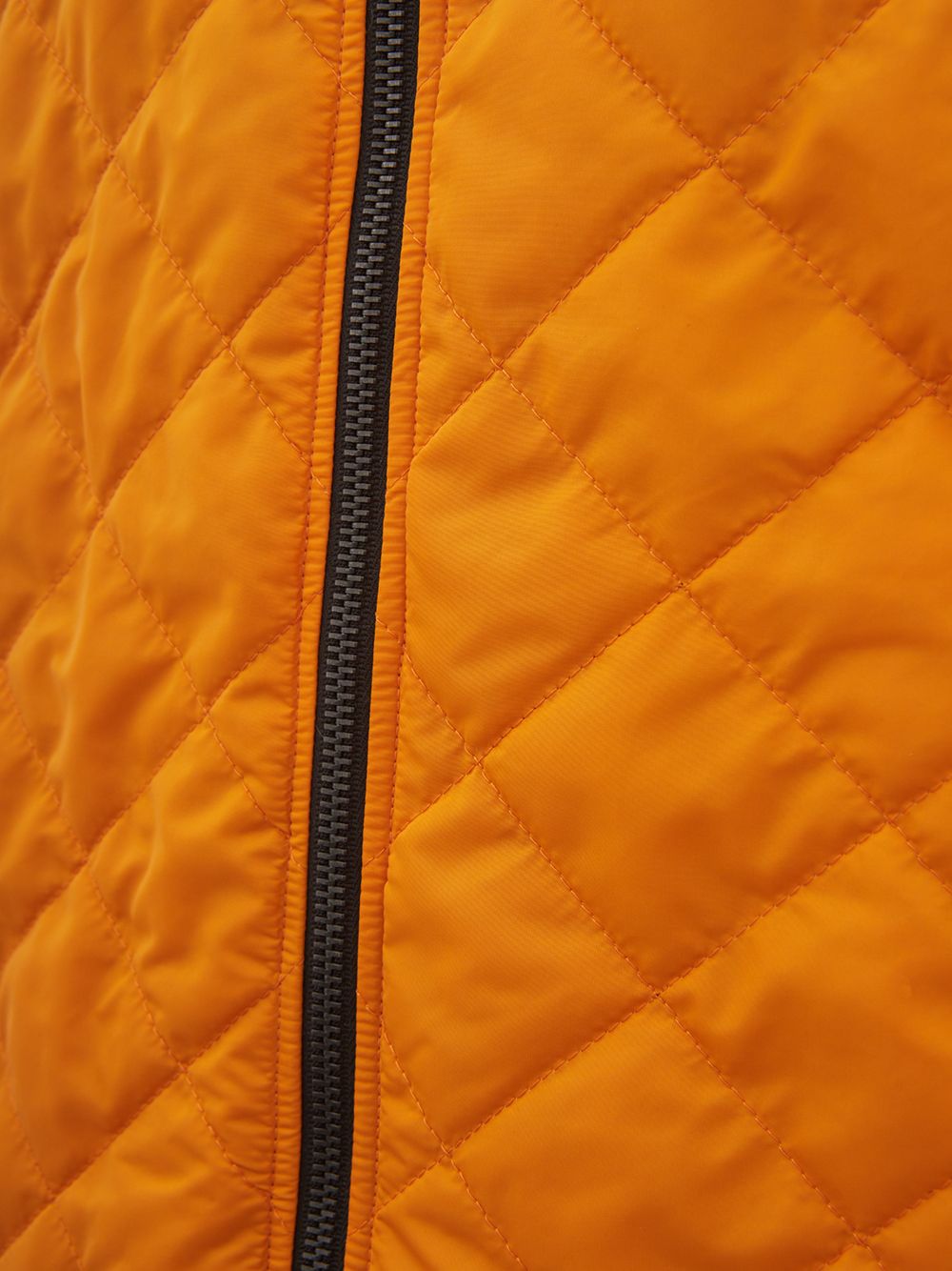 Dolce & Gabbana Quilted Orange Zip-Up Jacket