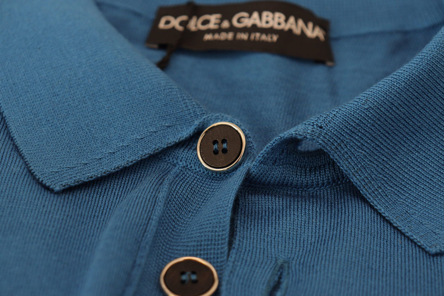 Dolce & Gabbana Elegant Silk Short Sleeve Polo T-Shirt