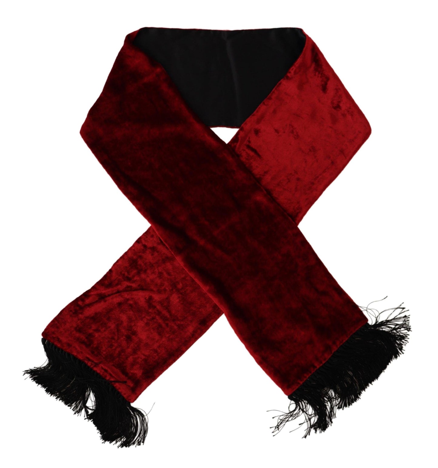 Dolce & Gabbana Elegant Red Silk Men's Scarf Wrap