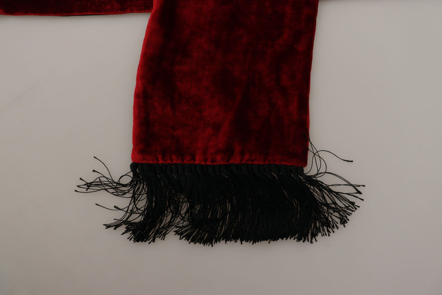 Dolce & Gabbana Elegant Red Silk Men's Scarf Wrap