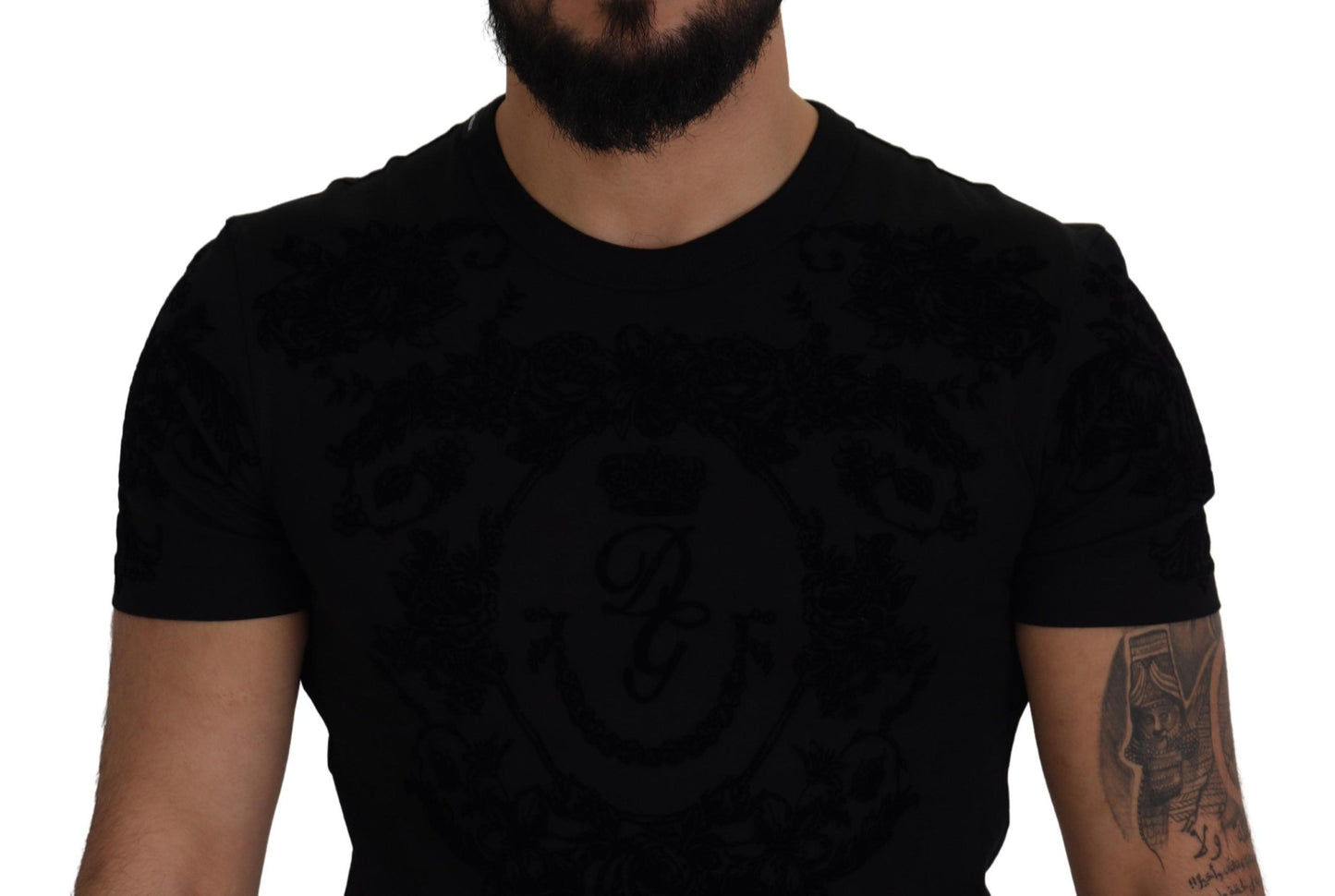 Dolce & Gabbana Elegant Black Cotton Tee