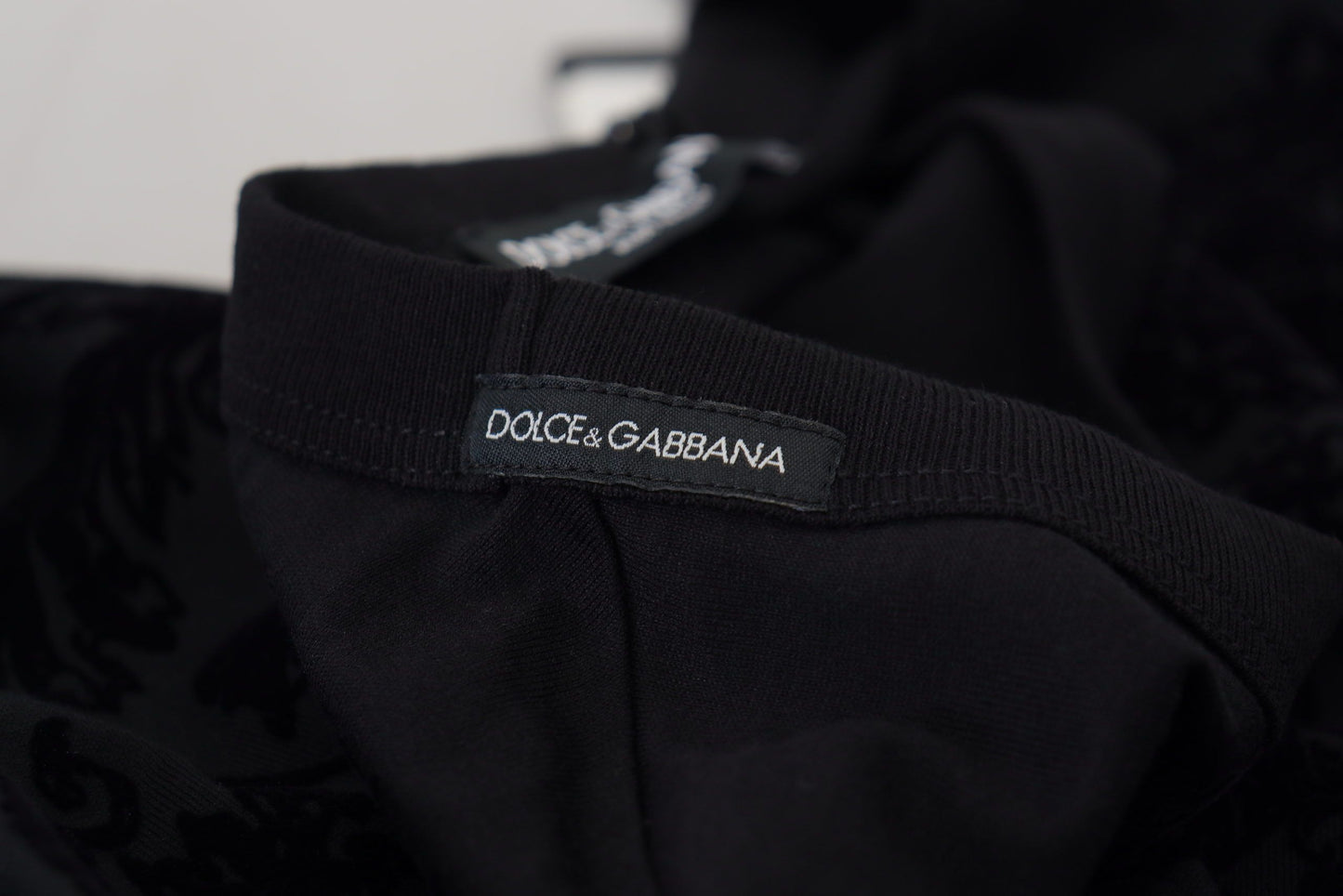 Dolce & Gabbana Elegant Black Cotton Tee