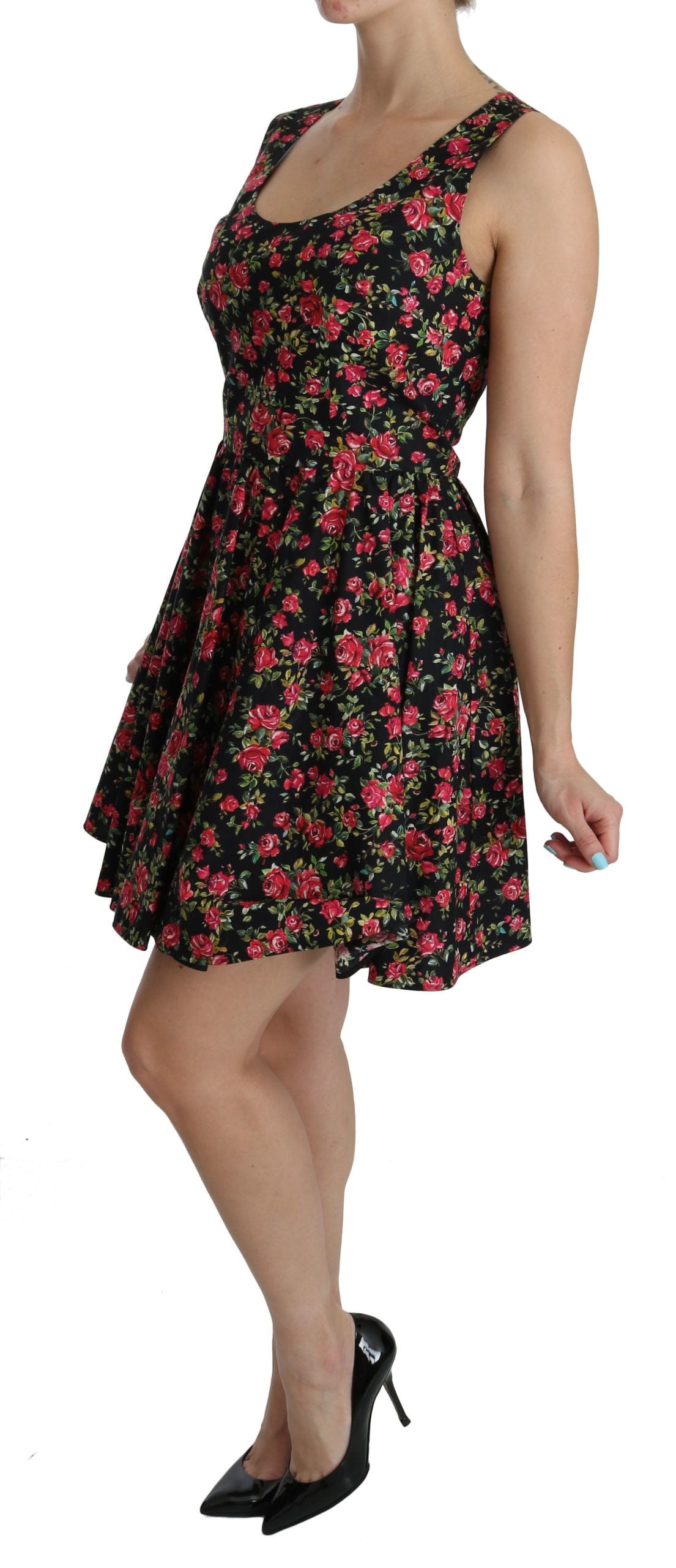 Dolce & Gabbana Elegant Floral Sheath Mini Dress