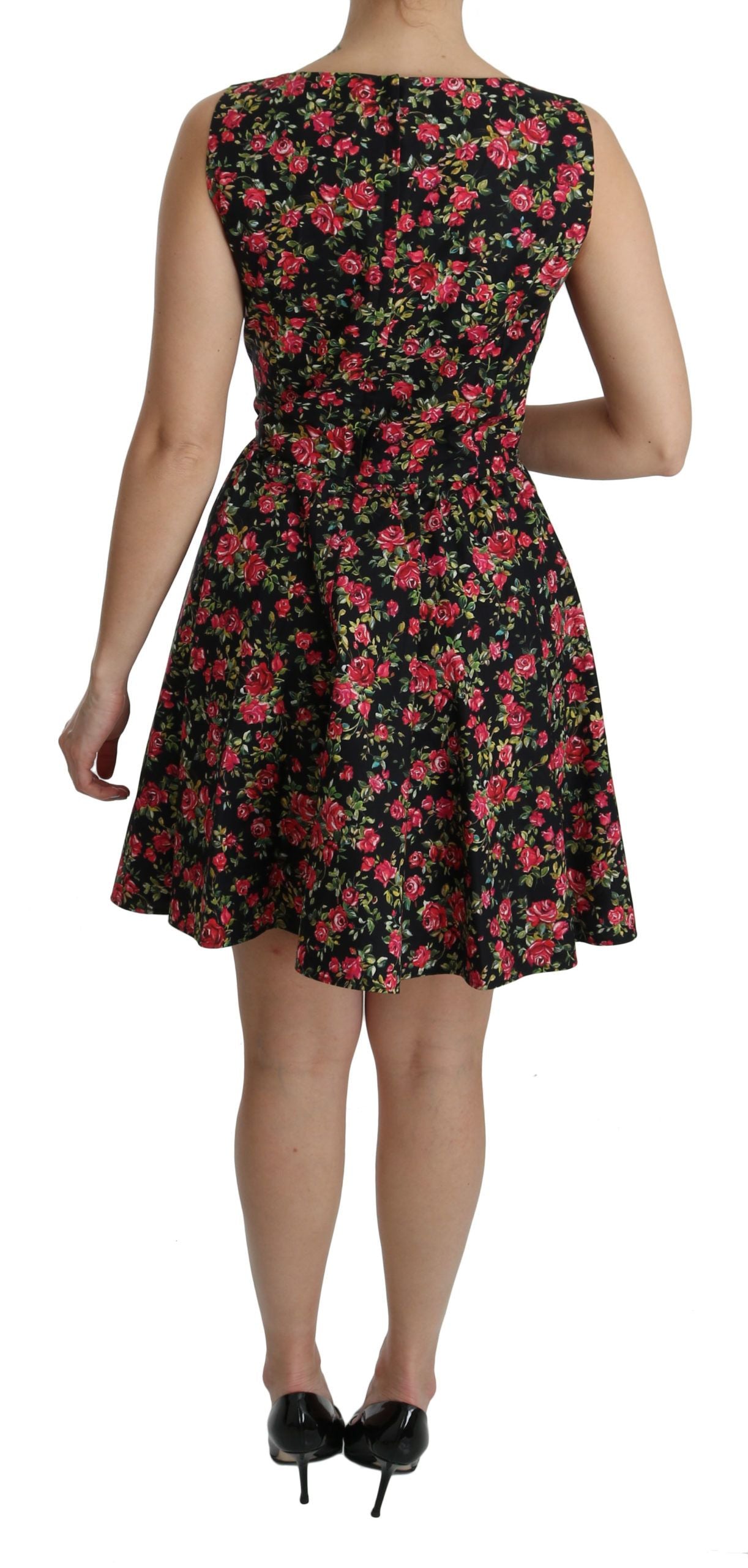 Dolce & Gabbana Elegant Floral Sheath Mini Dress