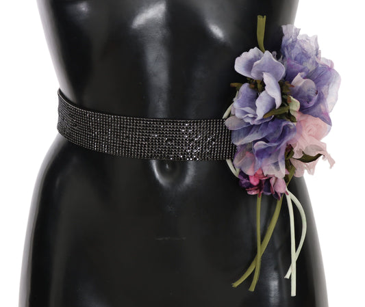 Dolce & Gabbana Elegant Crystal Waist Statement Belt