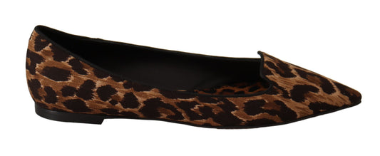 Dolce & Gabbana Exquisite Leopard Print Flats