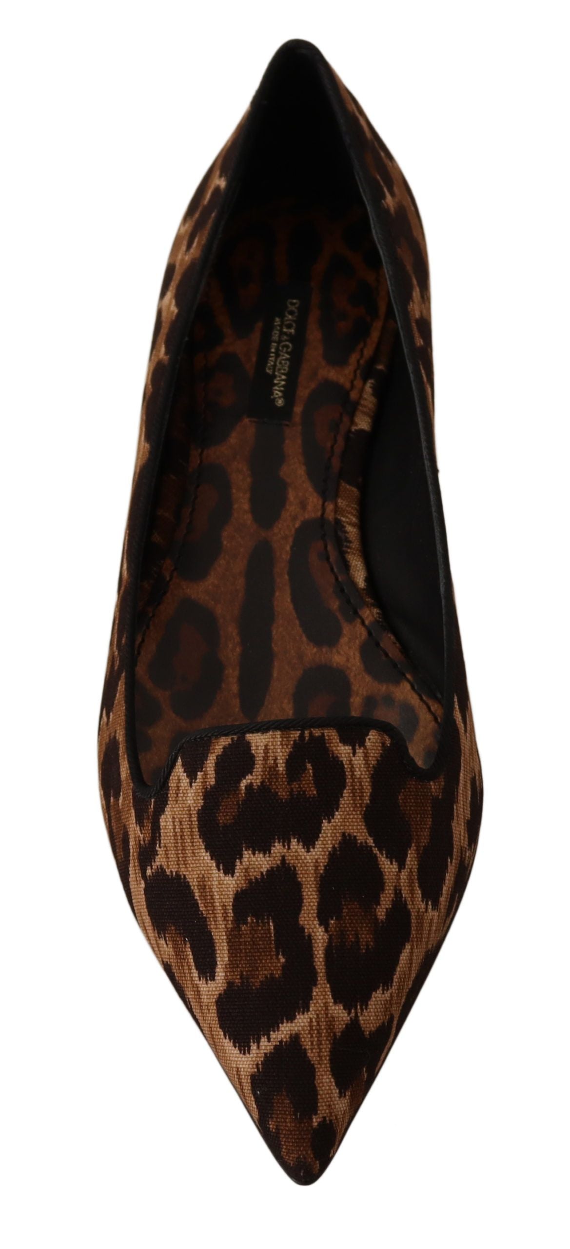 Dolce & Gabbana Exquisite Leopard Print Flats