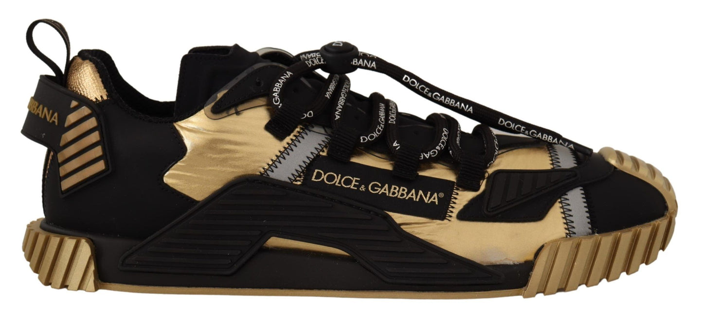 Dolce & Gabbana Elevate Your Game with Chic Black Sneakers