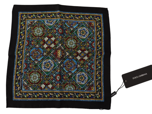 Dolce & Gabbana Elegant Silk Men's Square Scarf Wrap