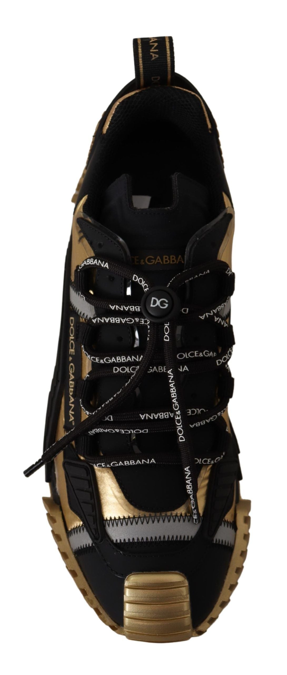 Dolce & Gabbana Elevate Your Game with Chic Black Sneakers