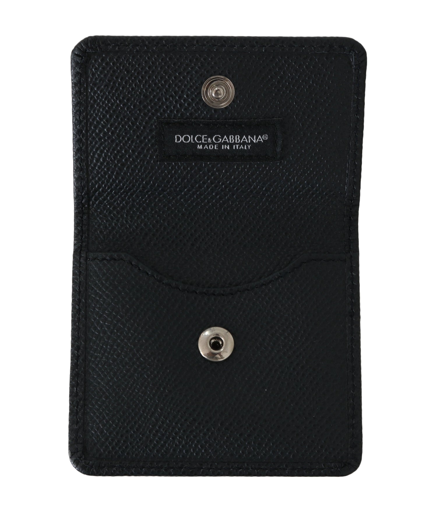 Dolce & Gabbana Elegant Blue Leather Condom Case