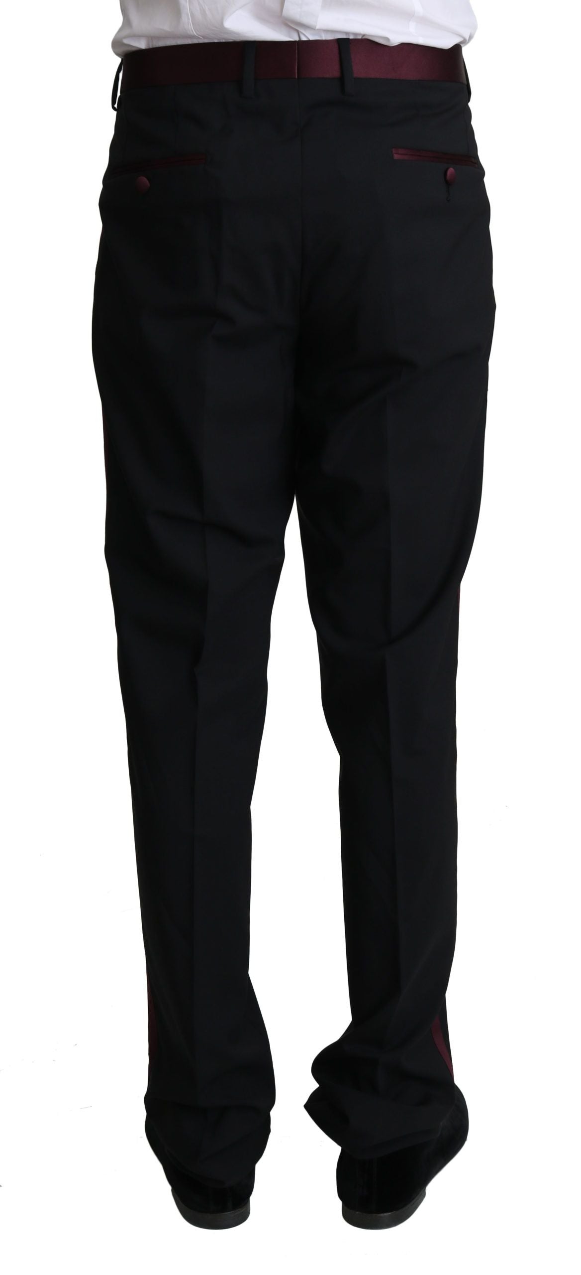 Dolce & Gabbana Elegant Black Martini Three-Piece Suit