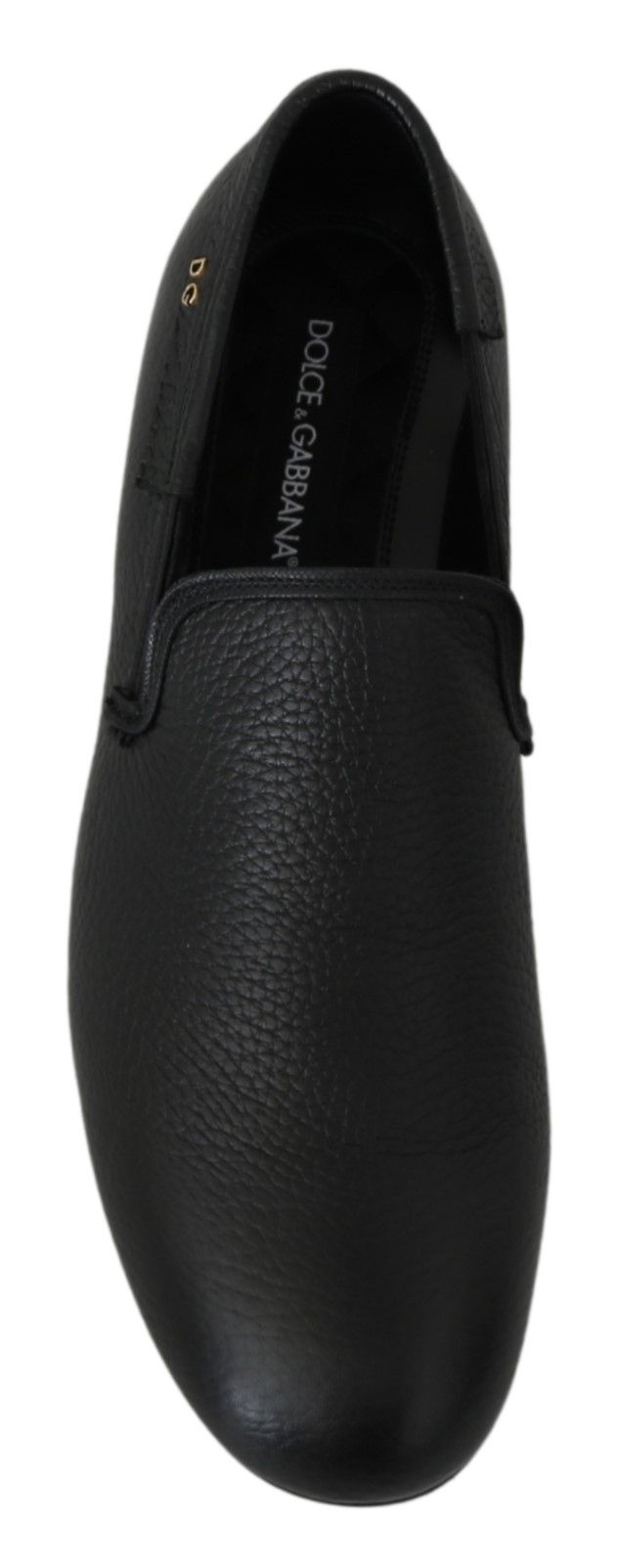 Dolce & Gabbana Elegant Black Leather Classic Loafers