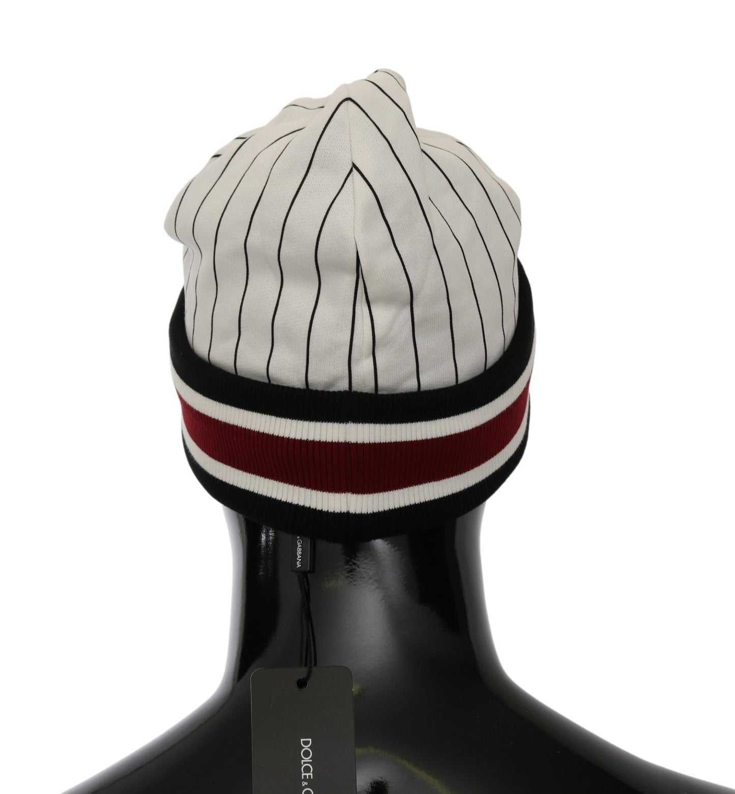 Dolce & Gabbana Embroidered Cotton Beanie - 'King of My Life'