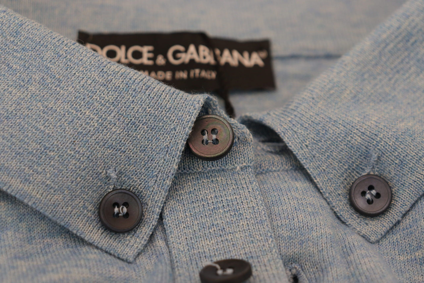 Dolce & Gabbana Elegant Light Blue Polo T-Shirt