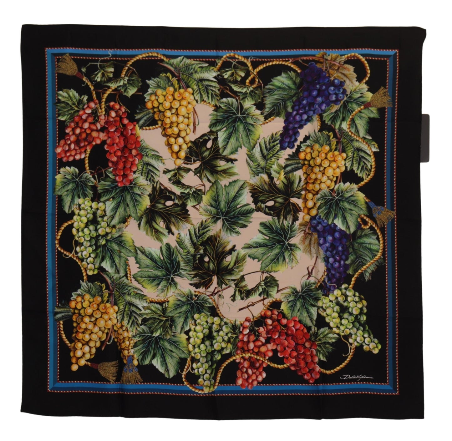 Dolce & Gabbana Elegant Multicolor Silk Square Scarf