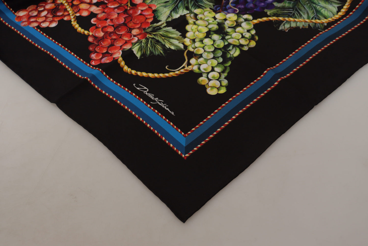 Dolce & Gabbana Elegant Multicolor Silk Square Scarf