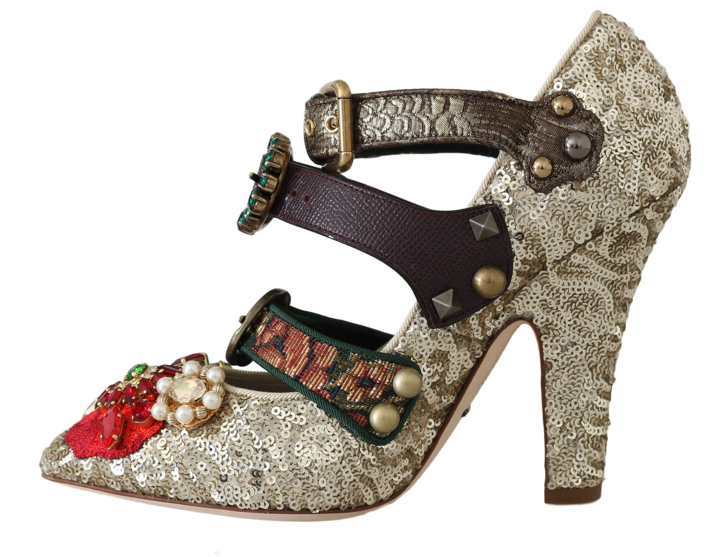 Dolce & Gabbana Elegant Bellucci Alta Moda Mary Janes