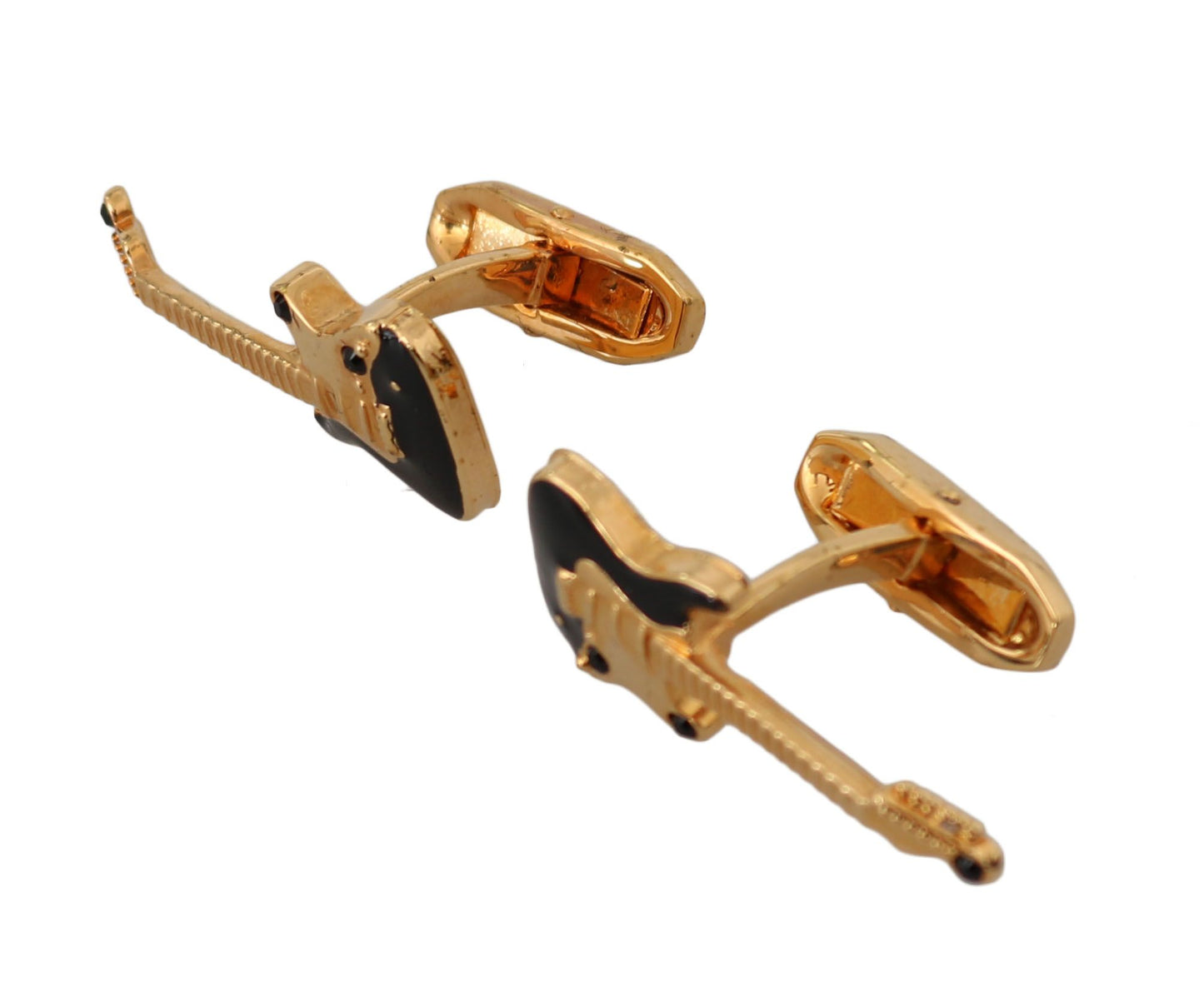 Dolce & Gabbana Elegant Gold Tone Brass Cufflinks