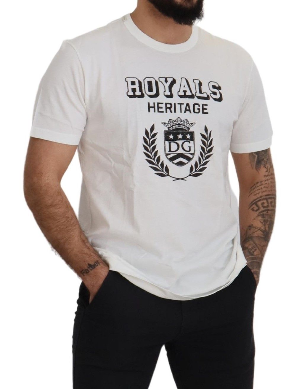 Dolce & Gabbana Royals Heritage Crewneck Tee