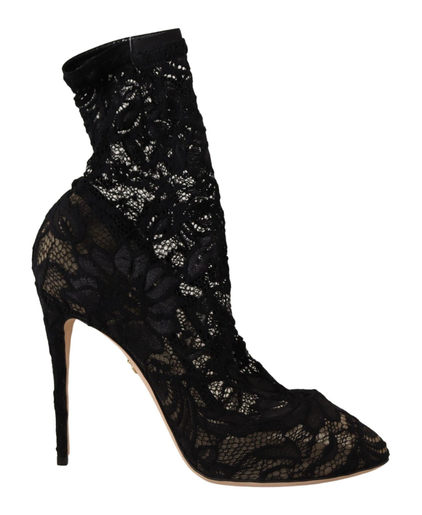 Dolce & Gabbana Elegant Black Stretch Sock Boots