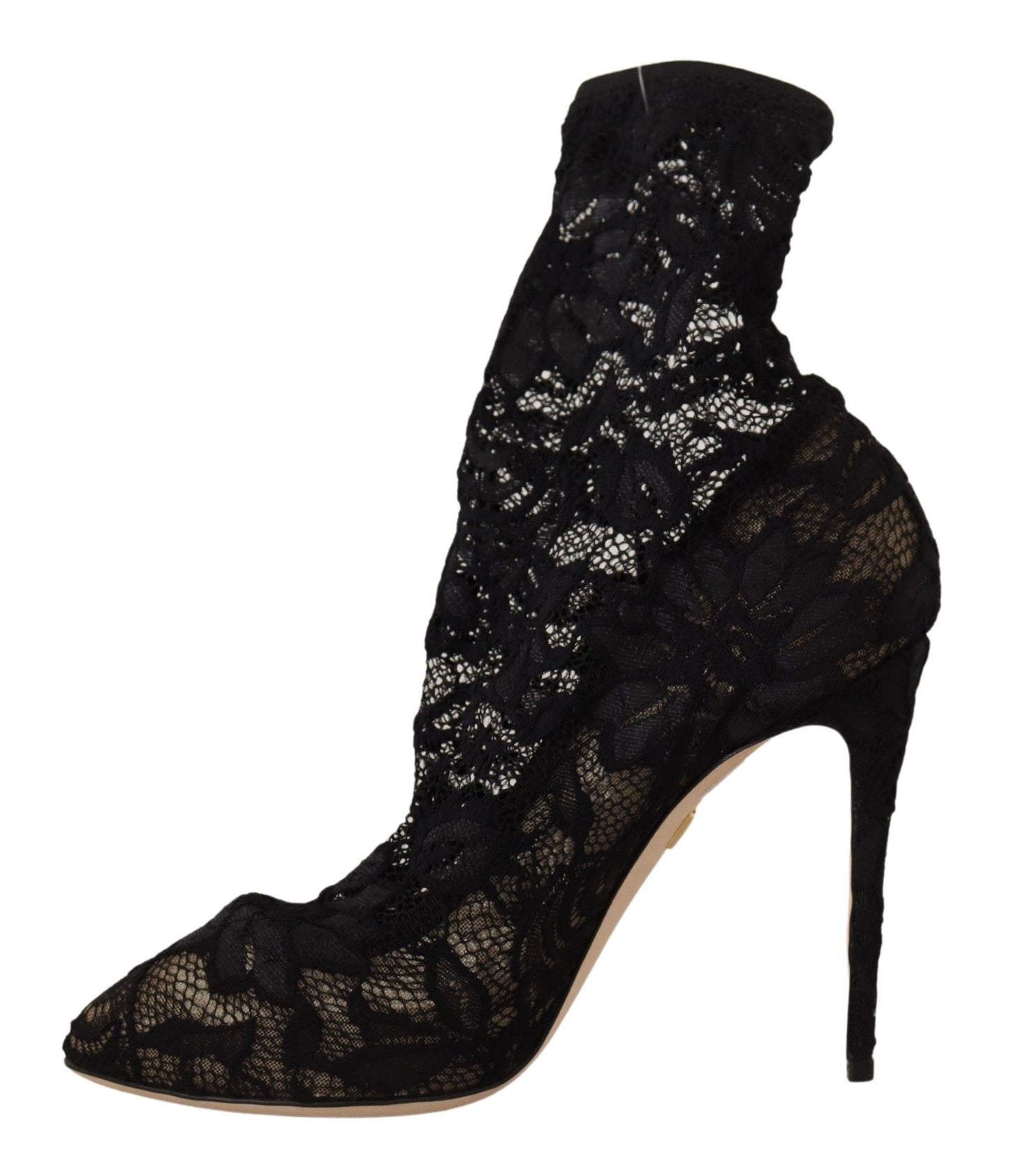 Dolce & Gabbana Elegant Black Stretch Sock Boots