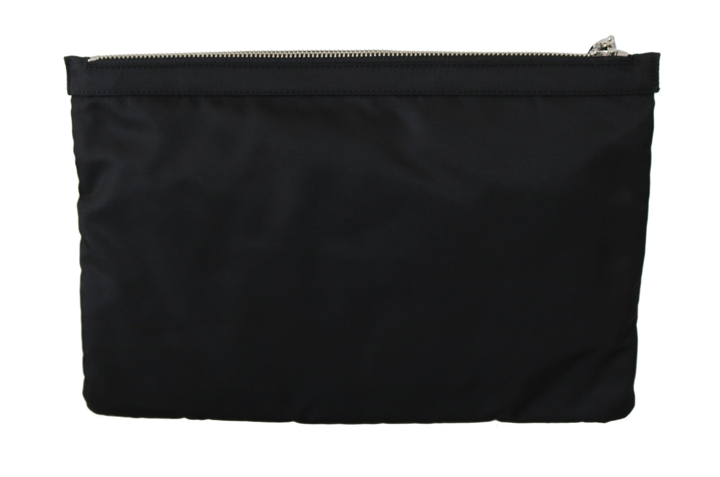 Dolce & Gabbana Elegant Black Hand Pouch for the Modern Man