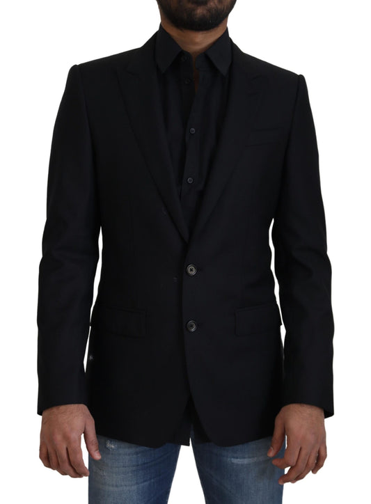 Dolce & Gabbana Elegant Slim Fit Wool-Silk Blazer