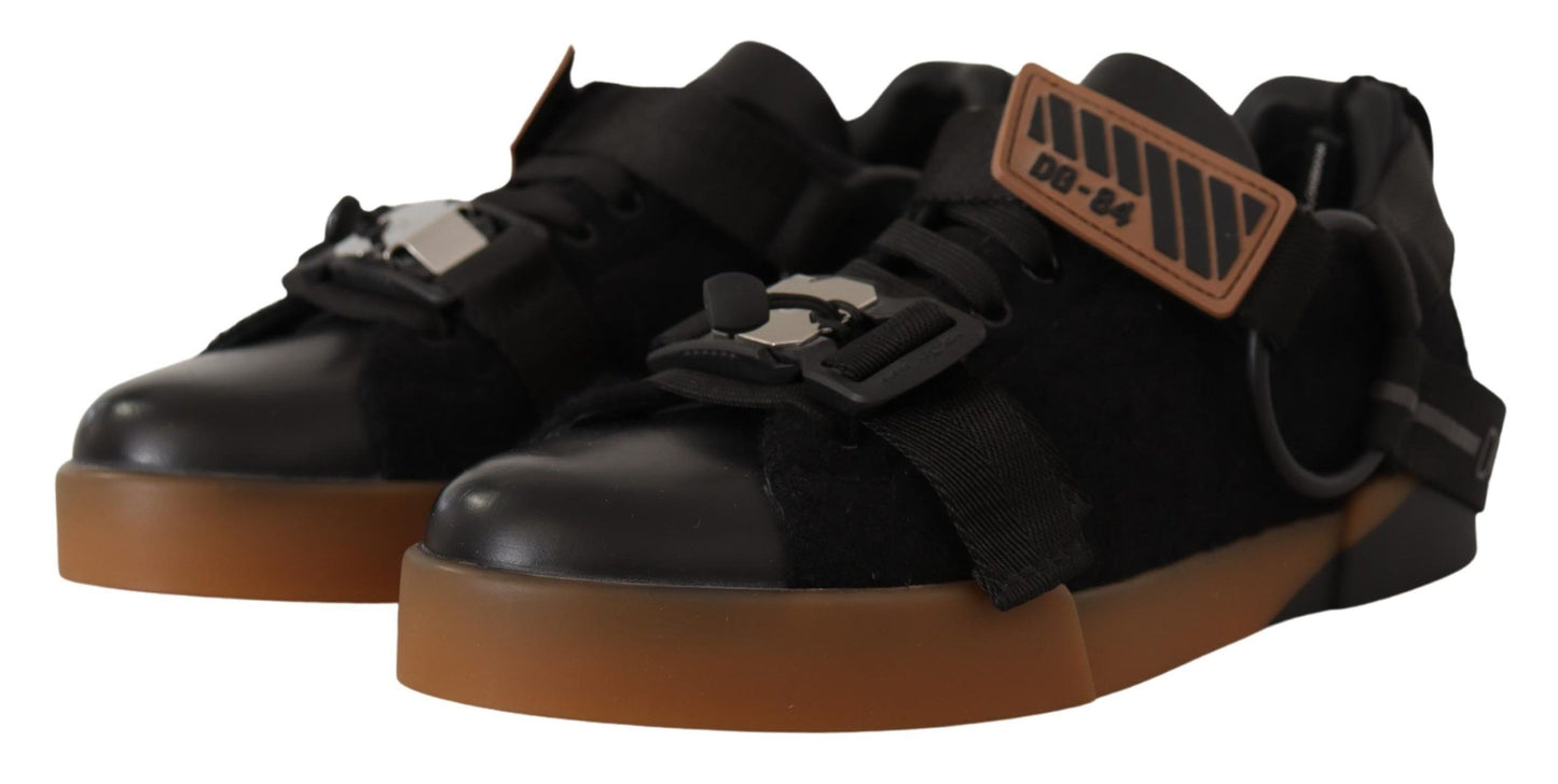 Dolce & Gabbana Elegant Low Top Casual Sneakers in Black