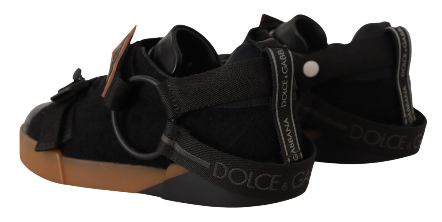 Dolce & Gabbana Elegant Low Top Casual Sneakers in Black