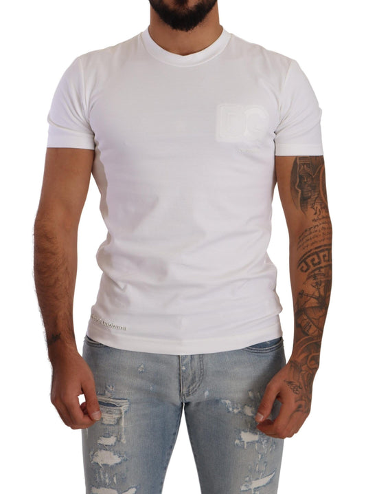 Dolce & Gabbana Elegant White Roundneck T-Shirt