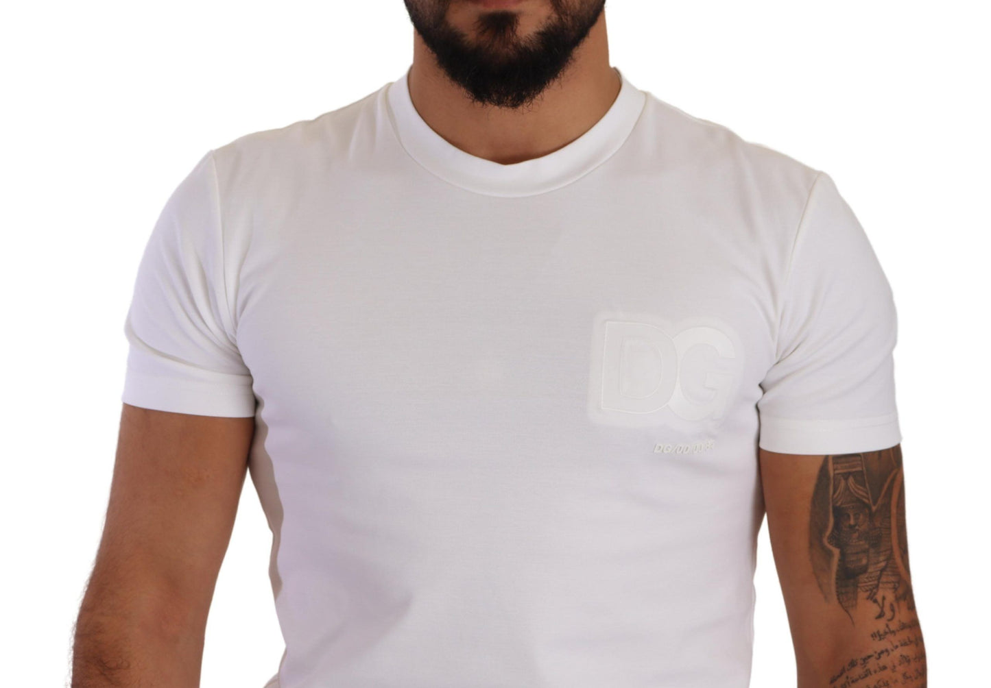 Dolce & Gabbana Elegant White Roundneck T-Shirt