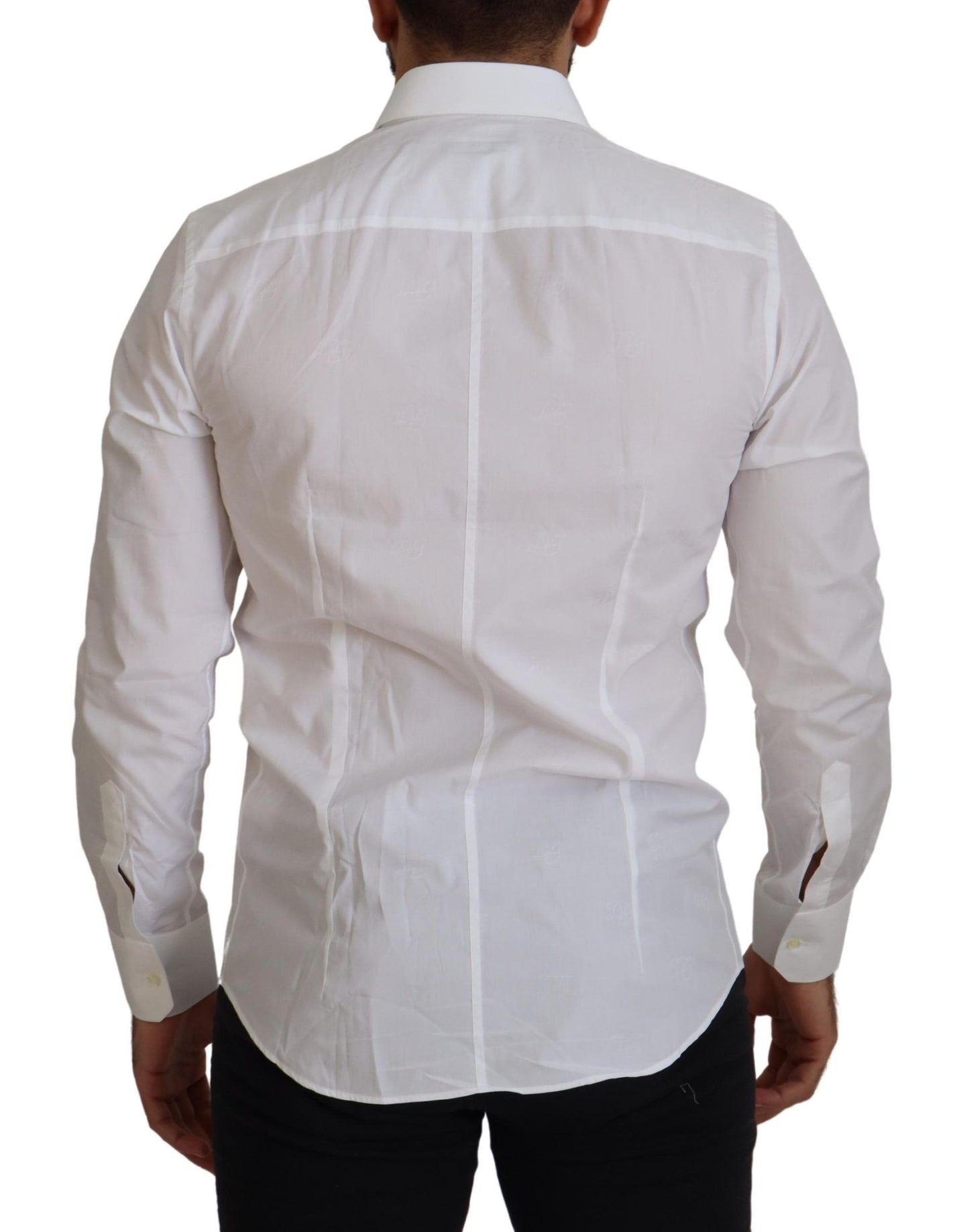 Dolce & Gabbana Chic Slim Fit Martini Dress Shirt