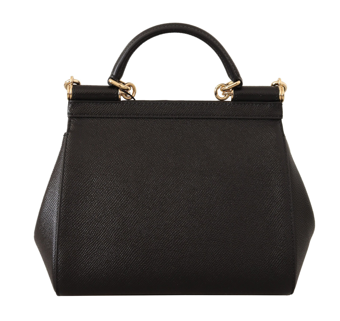 Dolce & Gabbana Sicilian Elegance Medium Leather Shoulder Bag