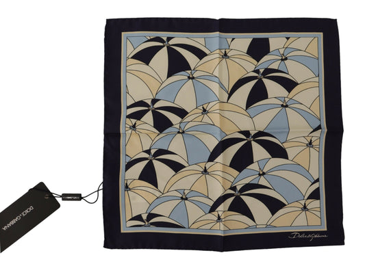 Dolce & Gabbana Elegant Silk Men's Square Scarf Wrap