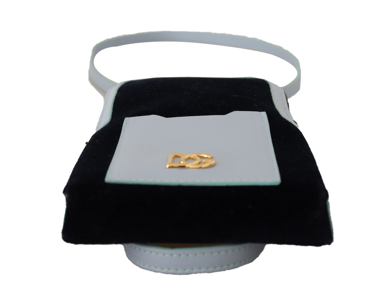 Dolce & Gabbana Elegant Velvet Textured Phone Holder