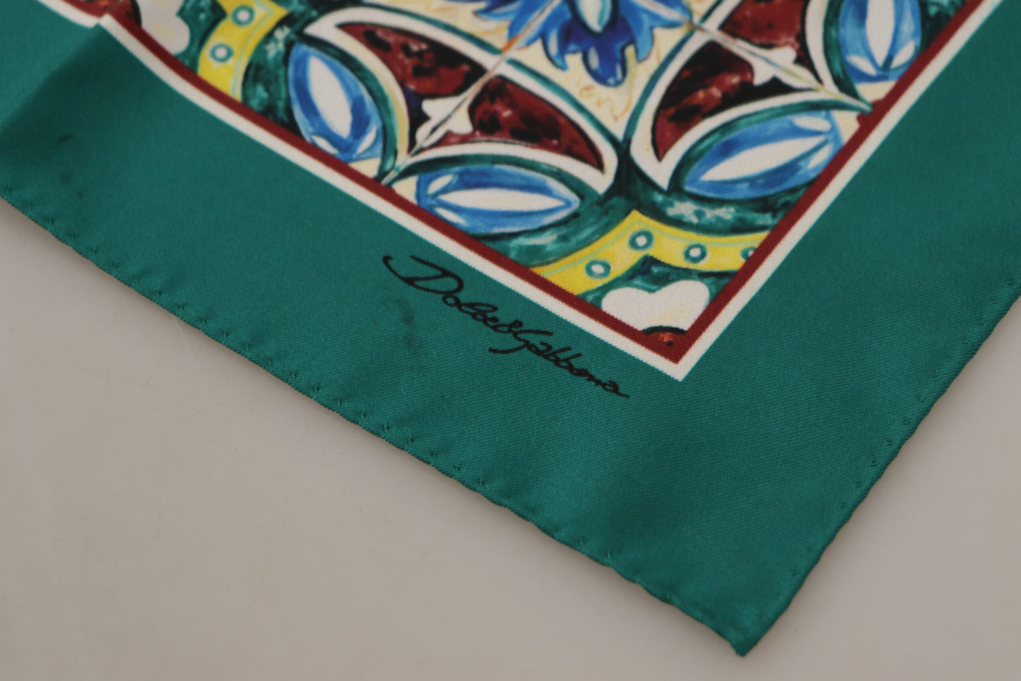 Dolce & Gabbana Elegant Silk Square Men's Scarf