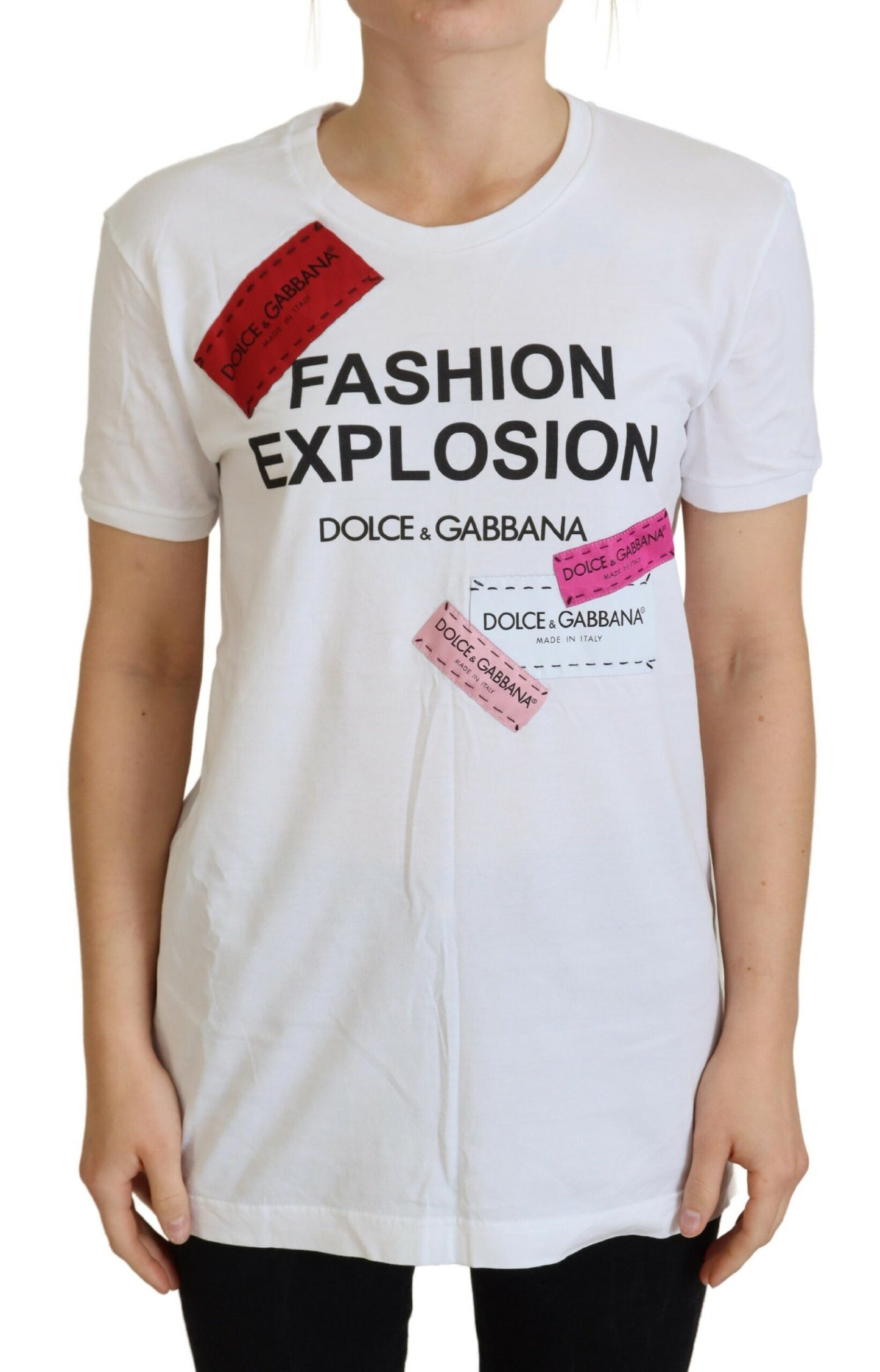 Dolce & Gabbana Elegant White Cotton Casual Tee