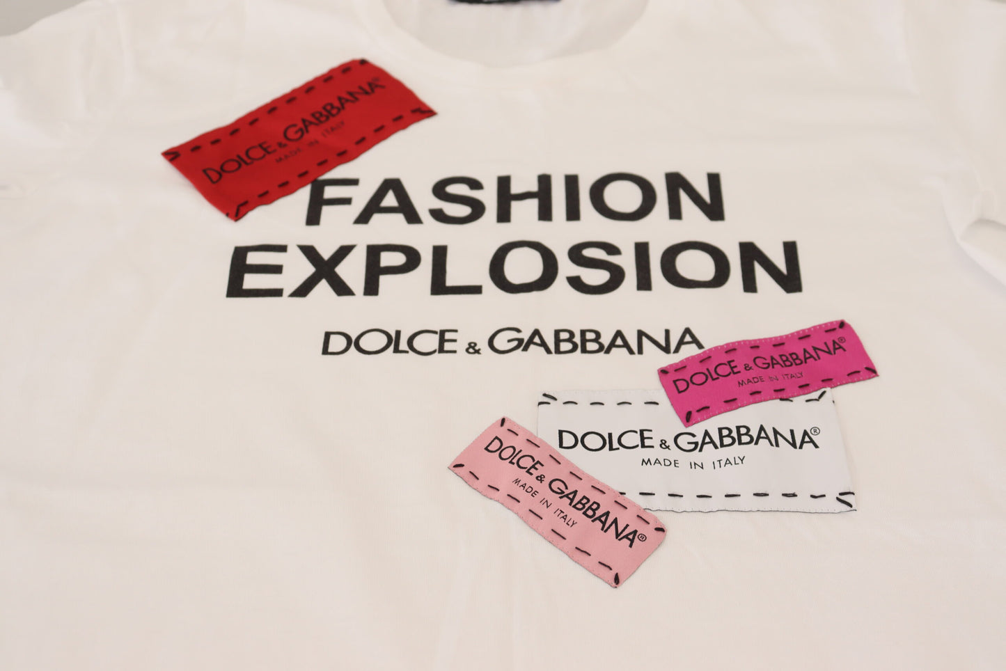 Dolce & Gabbana Elegant White Cotton Casual Tee