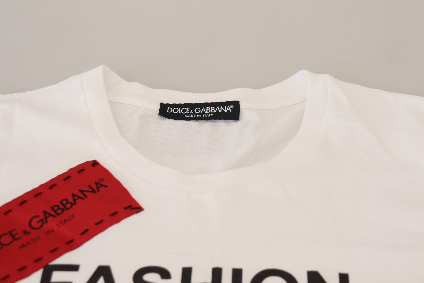 Dolce & Gabbana Elegant White Cotton Casual Tee