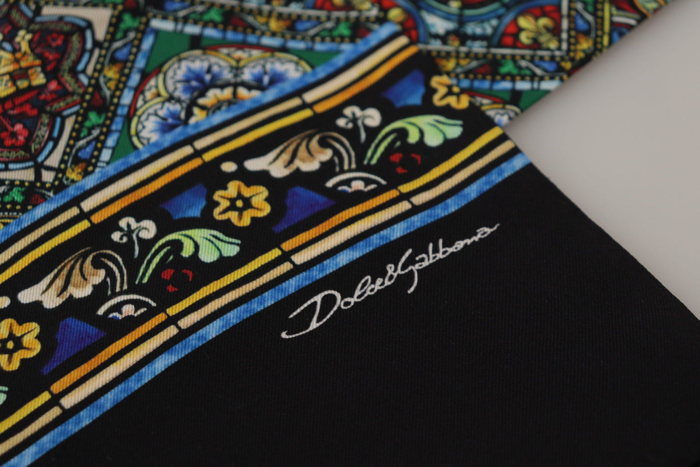 Dolce & Gabbana Elegant Multicolor Silk Men's Scarf