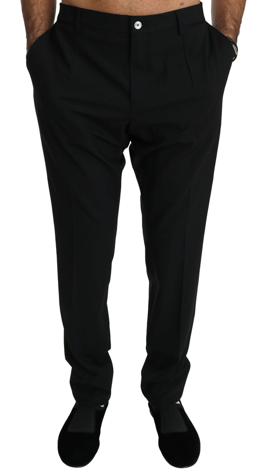 Dolce & Gabbana Elegant Black Dress Pants by Iconic Fashion House