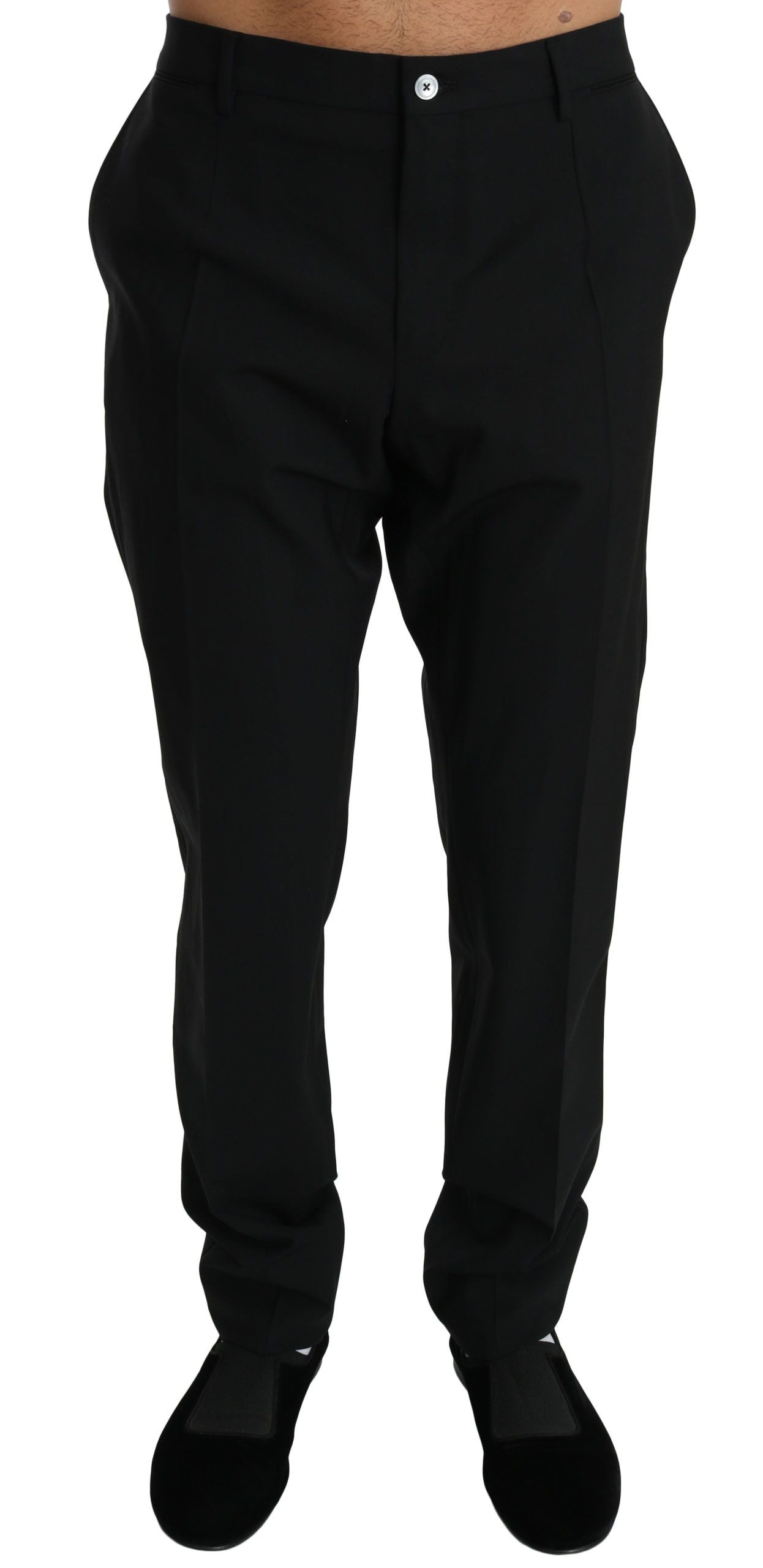 Dolce & Gabbana Elegant Black Dress Pants by Iconic Fashion House