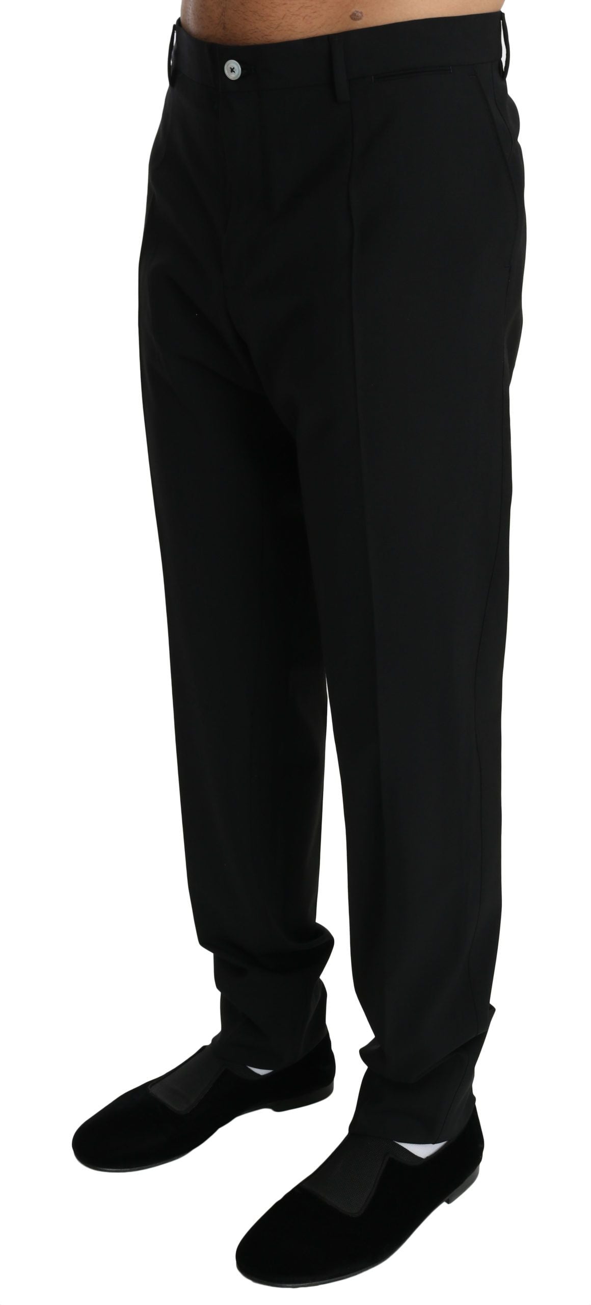 Dolce & Gabbana Elegant Black Dress Pants by Iconic Fashion House